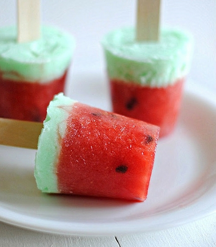 ghiacciolo all'anguria